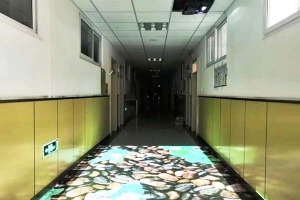 西单小学校园地面互动投影游戏系统