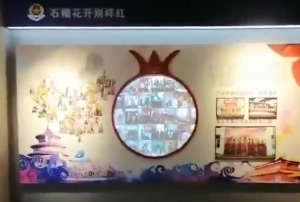 民族大团结——石榴籽墙面互动