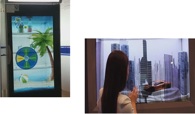透明液晶展柜