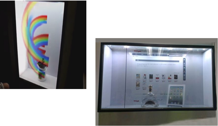 透明液晶展柜